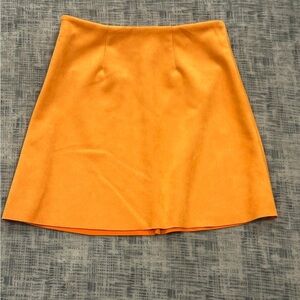 Zara Vibrant Orange Mini Skirt